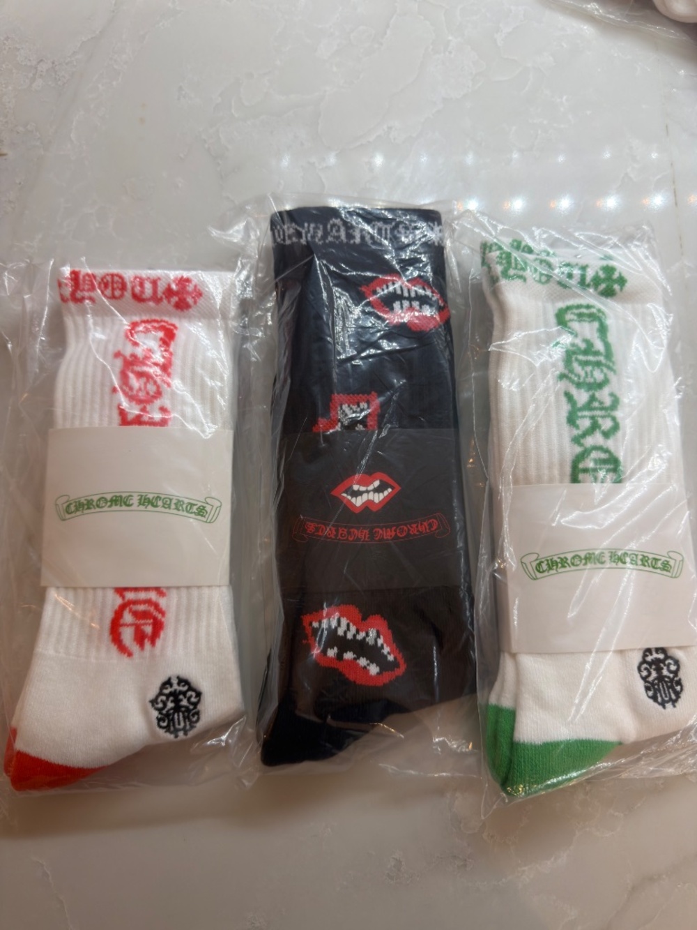 Chrome hearts 3 pairs Large 9-13